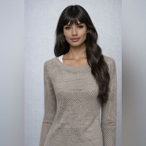 Pink Rose Knitted Sweater